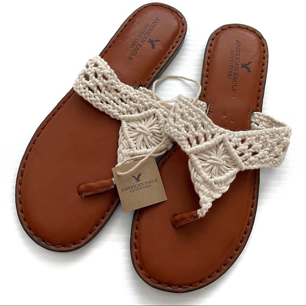 NEW! American Eagle macrame sandals